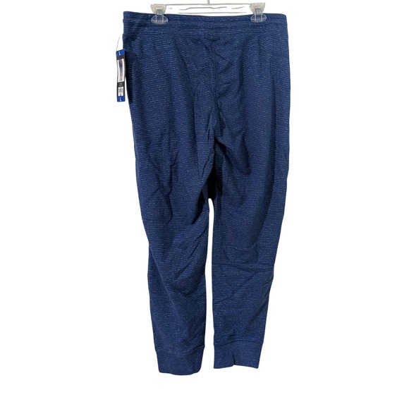 Champion Elite Blue Heather Space Dye Jogger Pants Large New - Picture 4 of 8